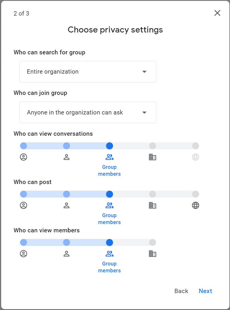 Managing Google Group members